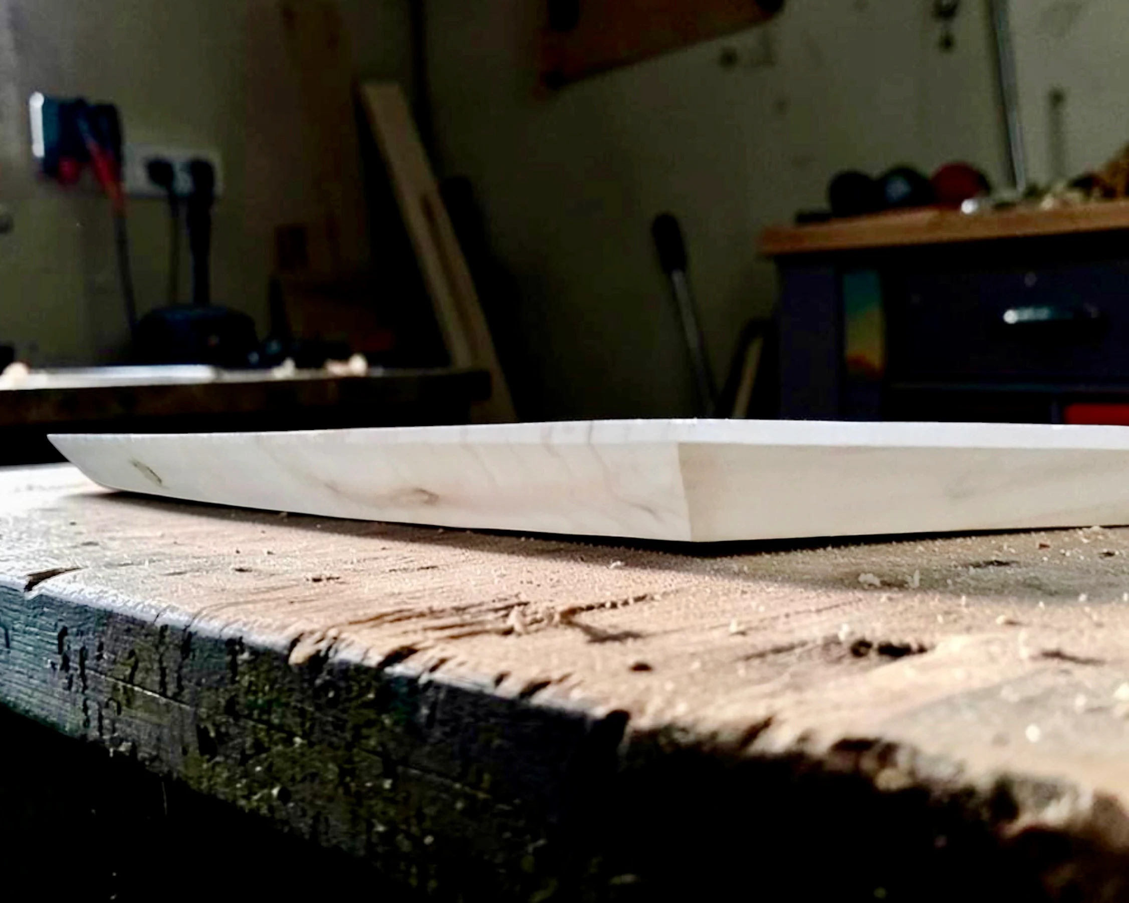 Proceso real de trabajo en taller del escritorio Natura